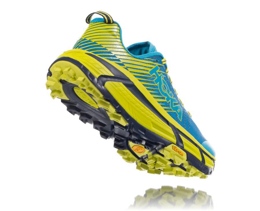 Hoka One One Trailove Tenisky Damske Modre/Zelene - EVO Mafate 2 - 58743-DNKP